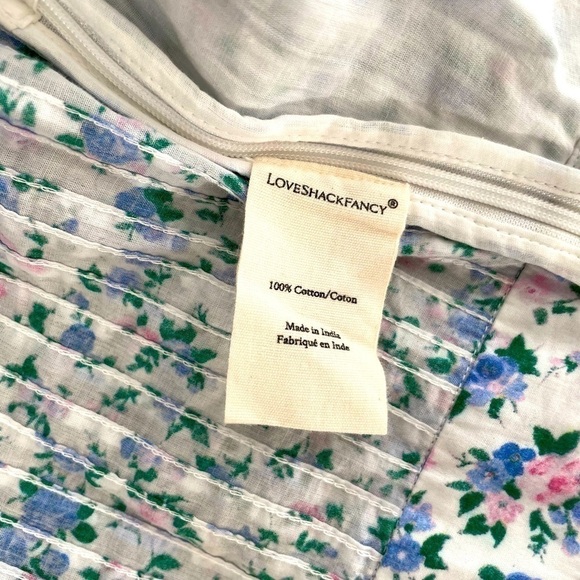 LoveShackFancy Egan top in blue jay song NWT - Picture 8 of 8